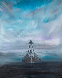 Eiserner Hund - SMS Derfflinger 1917, 2016 von Vincent Alexander Booth