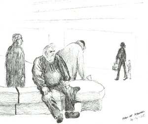 Mann in Kendal, 2005 von Vincent Alexander Booth