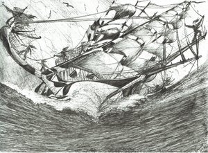 Sturmerschaffer Arktischer Ozean, 2017 von Vincent Alexander Booth