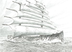 Sturmerschaffer Cape Brett, 2022 von Vincent Alexander Booth