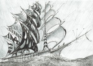 Sturmerschaffer Karibisches Meer, 2017 von Vincent Alexander Booth
