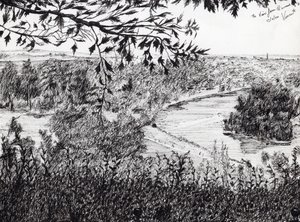 Blick vom Richmond Hill, London von Vincent Alexander Booth