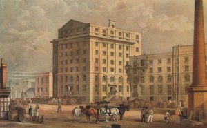 Zuckerraffinerie in der Leman Street, Stepney, London, 1851 von Vincent Brooks