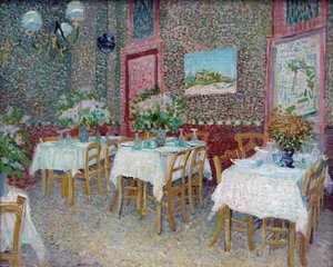Innenansicht eines Restaurants, 1887 von Vincent van Gogh