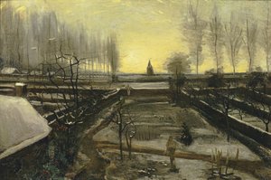 Der Pfarrgarten in Nuenen im Schnee, 1885