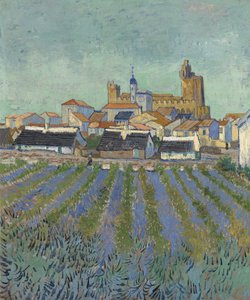 Ansicht von Saintes-Maries-de-la-Mer, 1888