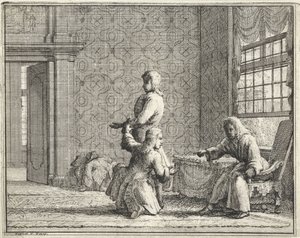 Schneider in einem Interieur