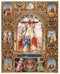 Marlay Cutting IT.34: Die Kreuzabnahme und Randfragmente aus einem Missale von Papst Clemens VII., nach 1523