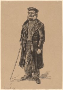 Armenhaus-Bewohner, stehend von Vincent van Gogh