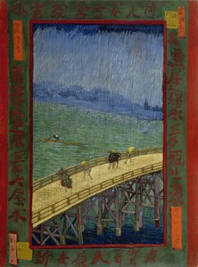 Brücke im Regen (nach Hiroshige) von Vincent van Gogh