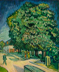Blühende Kastanienbäume, 1890