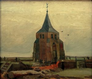 Der alte Turm auf dem Kirchhof zu Nuenen