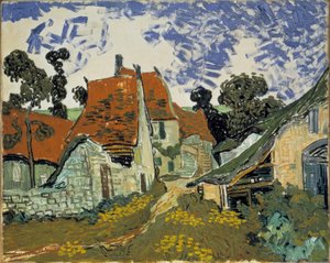 Dorfstraße in Auvers von Vincent van Gogh
