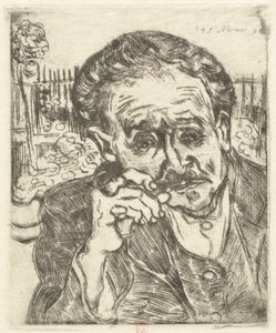 Dr. Gachet (Mann mit Pfeife) von Vincent van Gogh