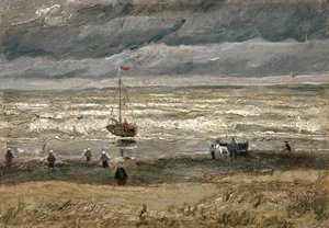 Zeegezicht bij Scheveningen von Vincent van Gogh