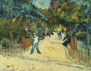 Eingang zu den öffentlichen Gärten in Arle von Vincent van Gogh