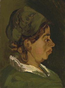 Kopf einer Bäuerin: rechtes Profil von Vincent van Gogh