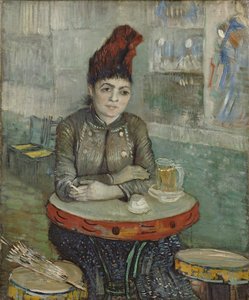 Im Café. Agostina Segatori in Le tambourin