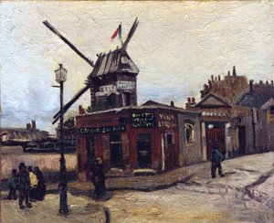 Die Mühle Moulin de la Galette von Vincent van Gogh