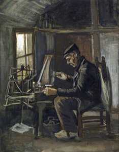 Mann, der Garn aufwickelt von Vincent van Gogh