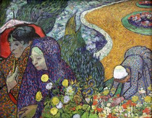 Erinnerung an den Garten in Etten, Damen von Arles, 1888 von Vincent van Gogh