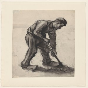 Bauer beim Graben von Vincent van Gogh