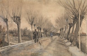 Straße in Etten, 1881 von Vincent van Gogh