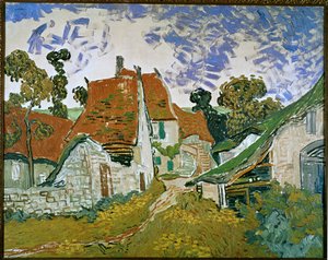 Straße in Auvers von Vincent van Gogh