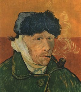 Selbstporträt mit verbundenem Ohr und Pfeife, Februar 1889 von Vincent van Gogh