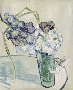 Stillleben, Vase mit Nelken, Juni 1890 von Vincent van Gogh