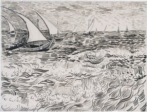 Brandung von Vincent van Gogh