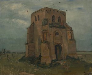 Der alte Kirchturm in Nuenen (Der Bauernfriedhof)