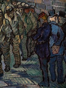 Der Gefängnishof (Detail)