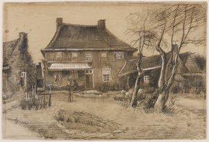 Das Pfarrhaus in Neunen: Von hinten gesehen, mit dem Atelier des Künstlers rechts, ca. 1884 von Vincent van Gogh