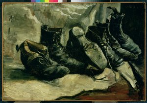 Drei Paar Schuhe von Vincent van Gogh