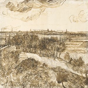 Blick auf Arles von Montmajour von Vincent van Gogh