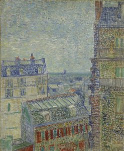 Blick auf Paris von Theos Wohnung in der Rue Lepic von Vincent van Gogh