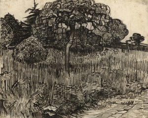 Weinender Baum, 1889 von Vincent van Gogh