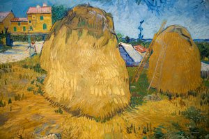 Weizenstapel in der Provence