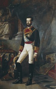 Porträt von Amedeo I, König von Spanien von Vincente Gonzalez Palmaroli