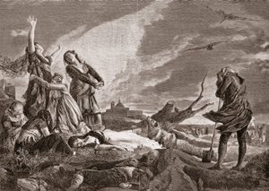 Spanischer Unabhängigkeitskrieg (1808-1814). Beerdigung in La Moncloa, Madrid am 3. Mai