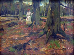 Mädchen im Wald