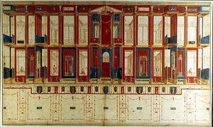 Pompejanische Wanddekorationen von Vincenzo Brenna