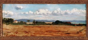 Landschaft mit Wolken in Castiglioncello von Vincenzo Cabianca