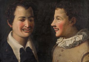 Zwei lachende Jungen von Vincenzo Campi