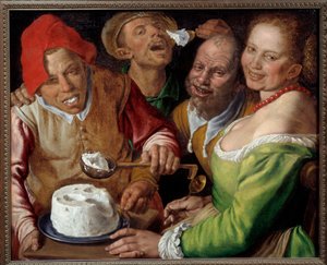Ricotta-Esser von Vincenzo Campi