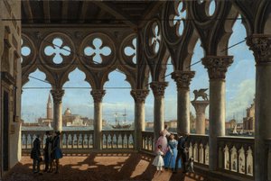 Venedig - Loggia des Dogenpalastes von Vincenzo Chilone