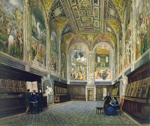 Die Piccolomini-Bibliothek, Siena von Vincenzo Marchi