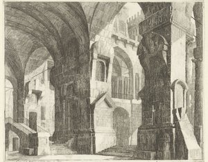 Gang um einen Innenhof von Vincenzo Mazzi