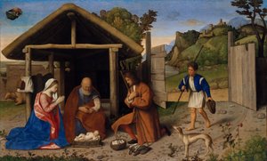 Die Anbetung der Hirten, wahrscheinlich nach 1520 von Vincenzo di Biagio Catena